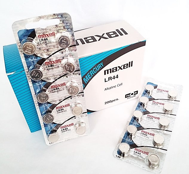Batería pastilla MAXELL LR44 1.5V unidad