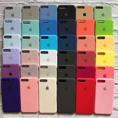 Estuche de silicón para Iphone colores variados