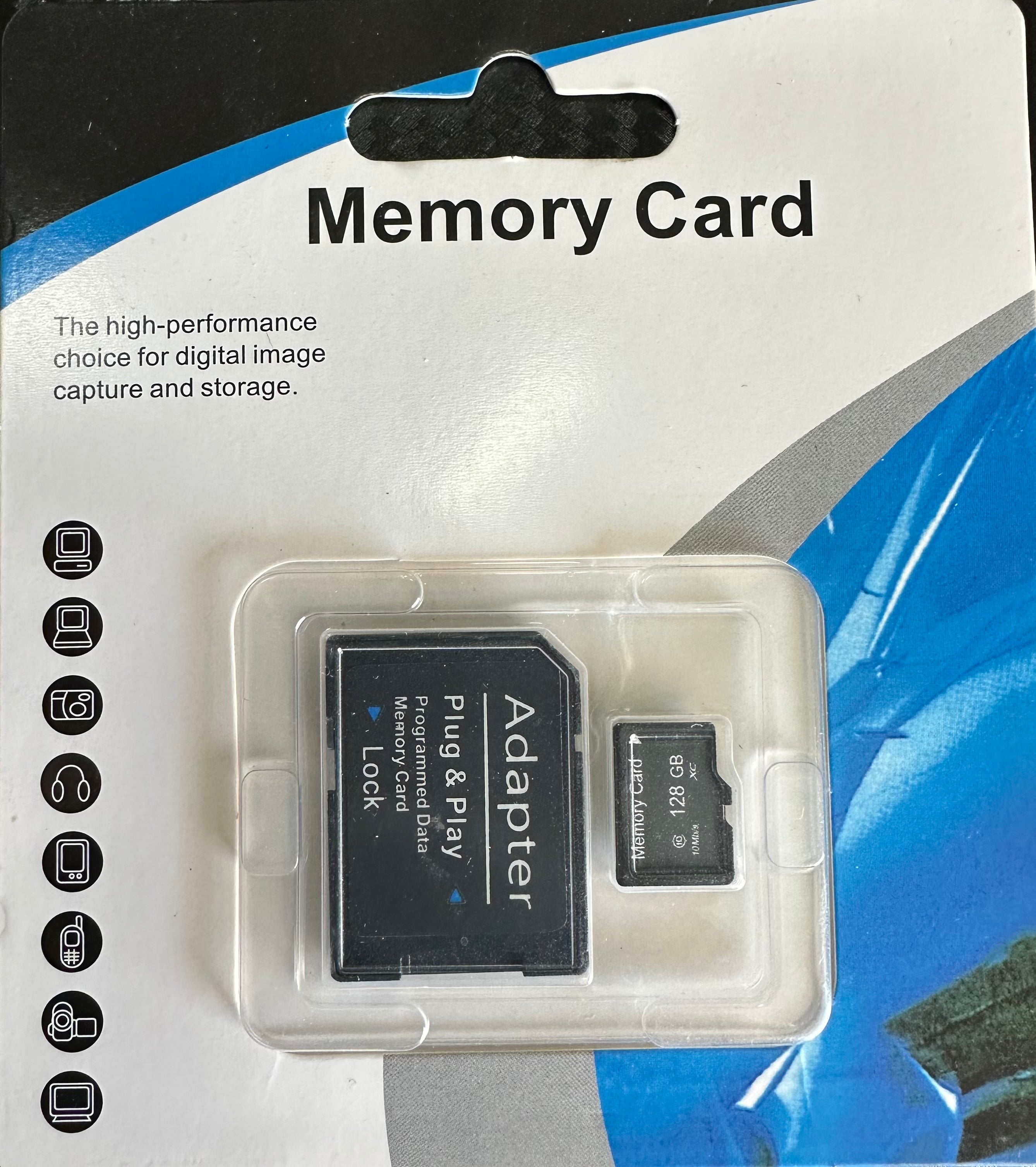 Tarjeta de memoria SD de 128 GB