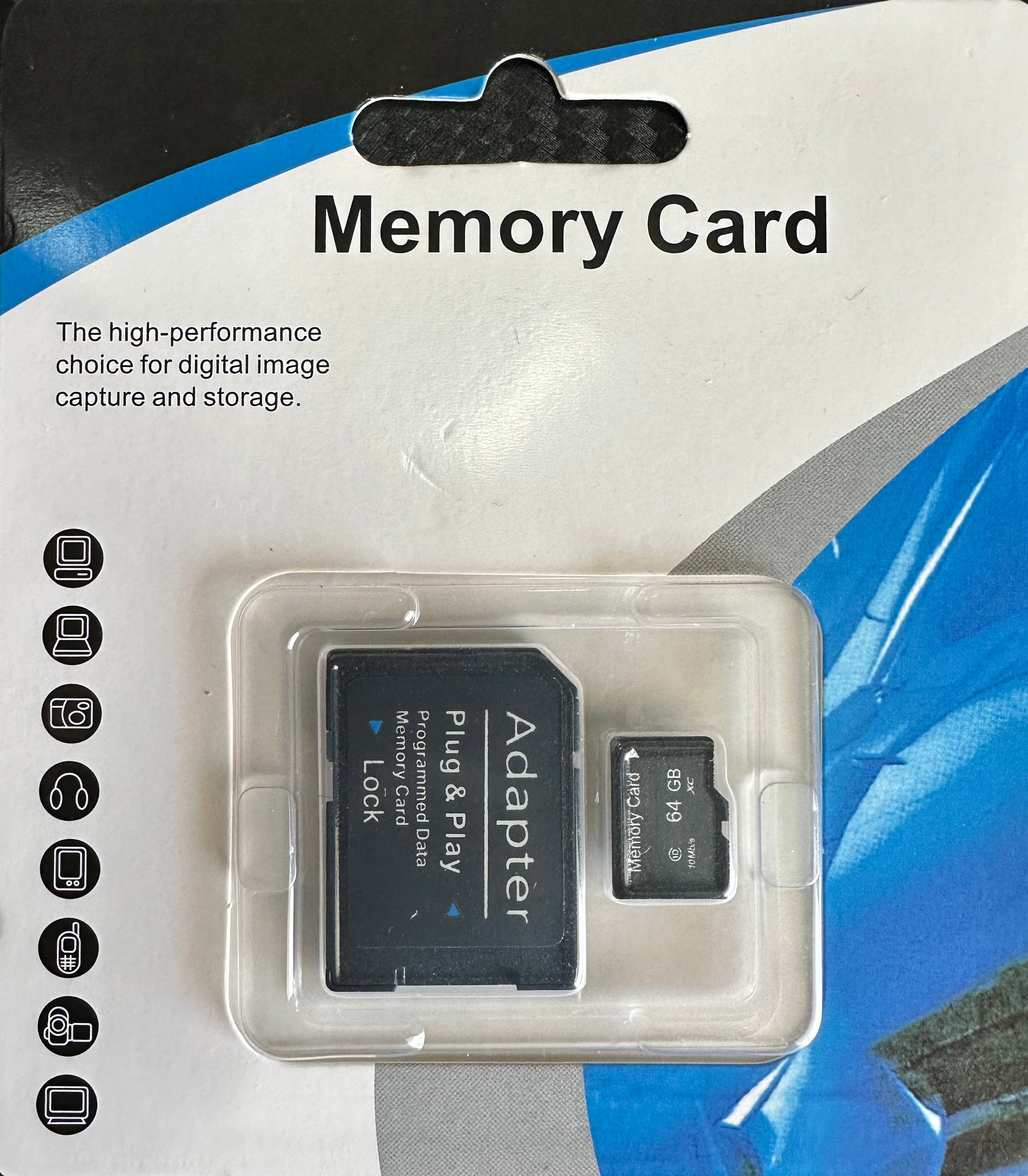 Tarjeta de memoria SD de 64 GB